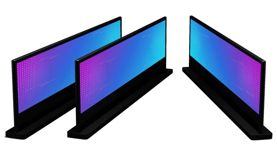 43.1” Double Sided Stretched LCD Monitors