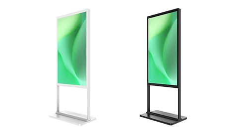 H-style digital signage totem