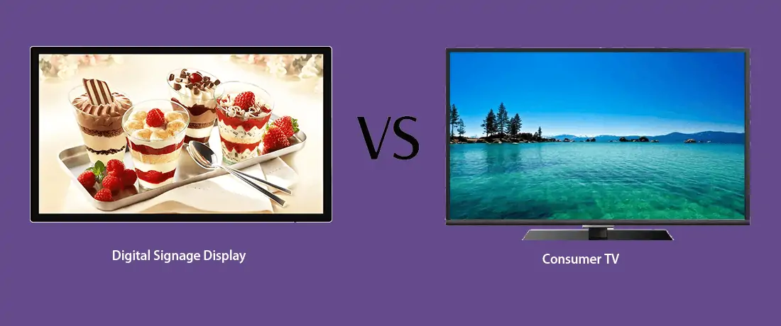 Differences among Digital Signage Display, LCD Monitor and TV